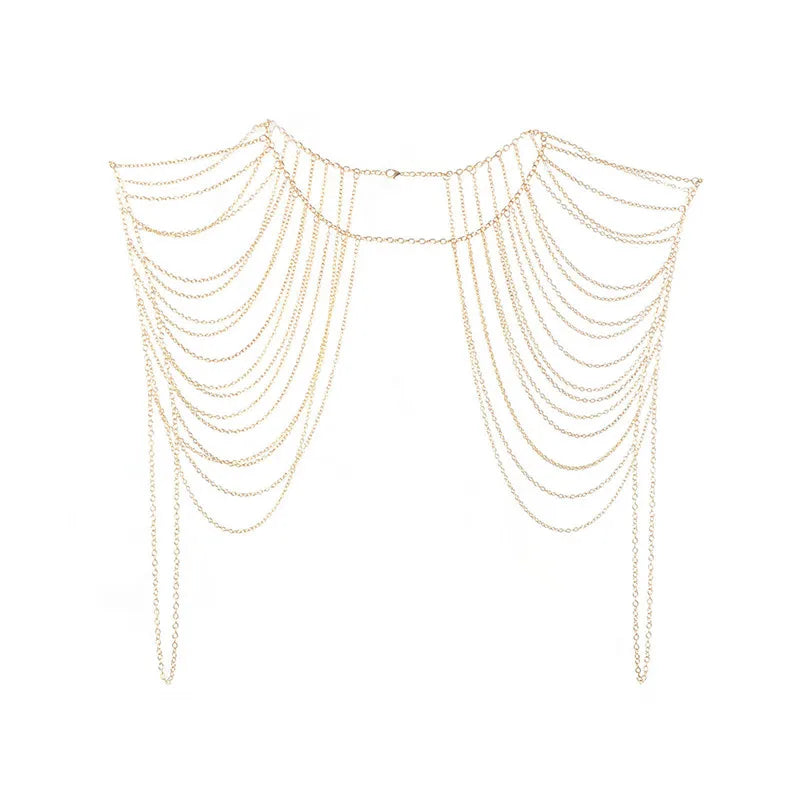 1pcs Jewelry Bust Chain Bikini Belly Chain Female Waist Chain Beach Body Chain Choker Necklace Jewelry For Women