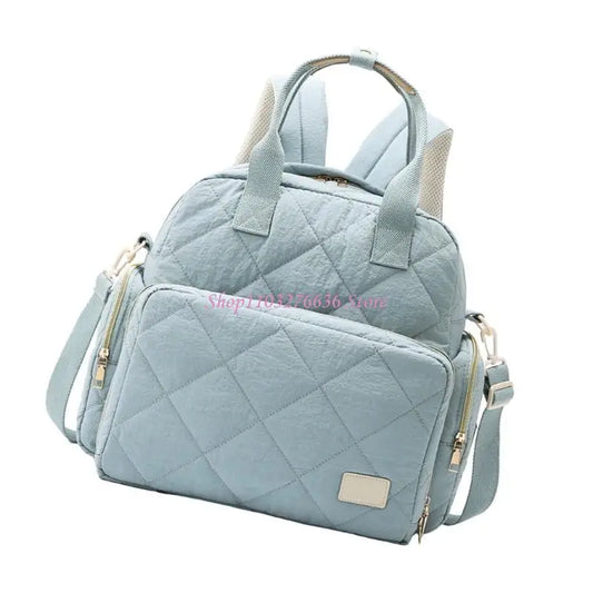 R6FD Diaper Bag Splashproof Wear Resistant Bag Handbag Large Capacity Mom Bag Travel Bag for Women Shoulder Bags Backpack