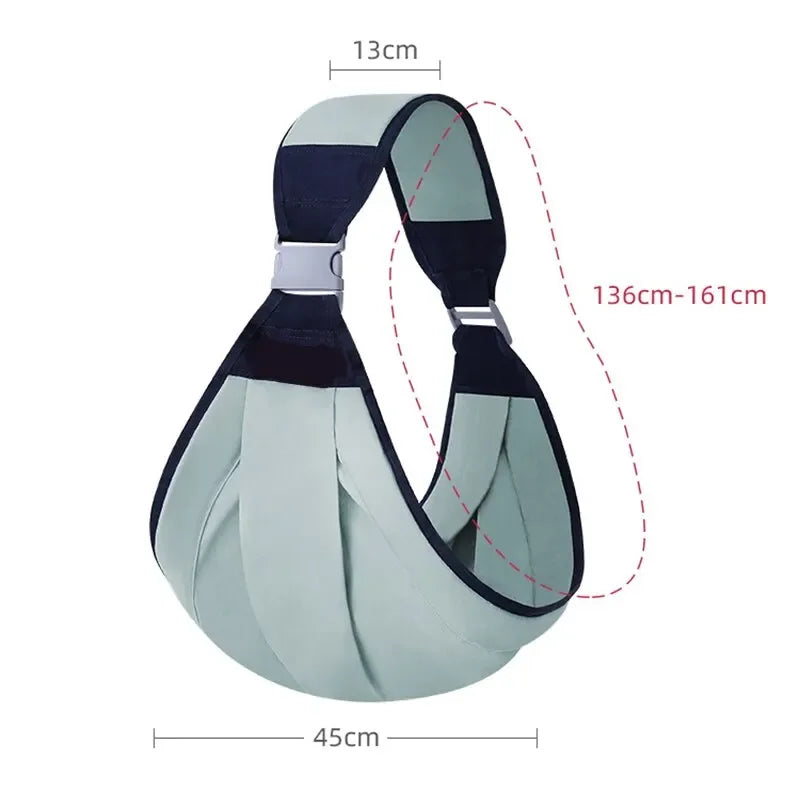 Baby Sling Carrier One Shoulder Carrier for Toddler Lightweight Baby Carrier Sling Newborn To Toddler for Toddler Carrier Sling