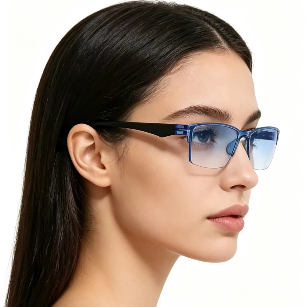 Smart Automatic Zoom Eyeglasses Anti-Blue Light Reading Glasses Men Women Optical Spectacle Computer Eyeglass