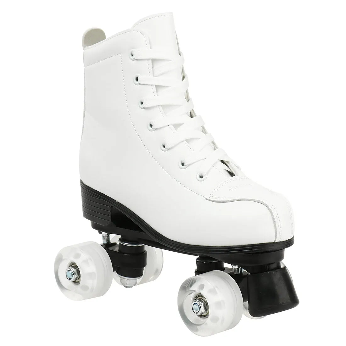 Roller Skate Shoes Size 34-45 4 Wheels Quad Sneakers Skating Pu Leather Sport Beginner Men And Women Roller Skating Shoes Gift