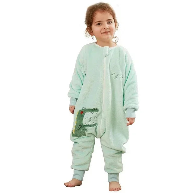 Kids Animal Dinosaur Kigurumi Costume Cosplay Cartoon Jumpsuit for Children Halloween Christmas Girls Boys Hooded Pajamas Onesie