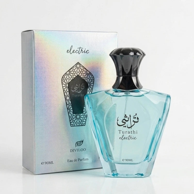 Luxury Arabian Perfume Classic Woody Cologne Jasmine Lemon Amber Scent Long-lasting Fragrance Unisex Eau De Toilette