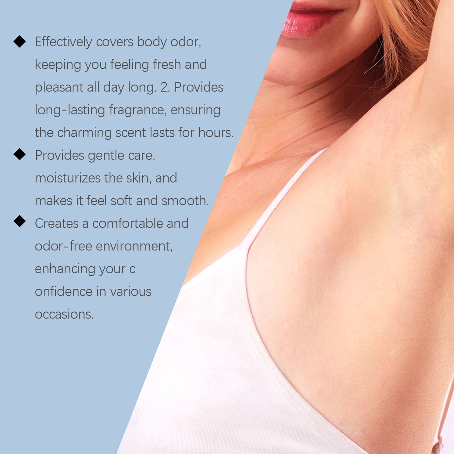 Body Deodorant Roll-On Green Tea Anti-Perspirant Reduce Armpit Sweat Remove Odor Refreshing Moisturizing Lasting Aroma Skin Care