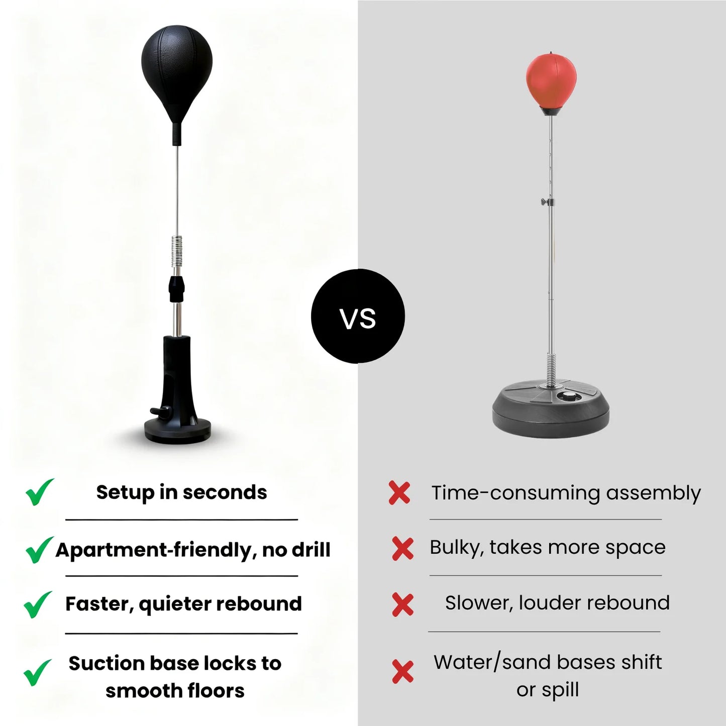 New Premium Punching Bag, Cobra Bag for Boxing Agility Training Home Fitness Equipment Thickened Rod Reflex Bag Family Best Gift