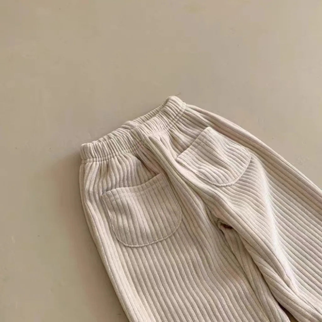 Baby Corduroy Harem Pants Autumn Winter Thicken Casual Pants Infant Toddler Solid Loose Pants Boy Girls Fashion Trousers