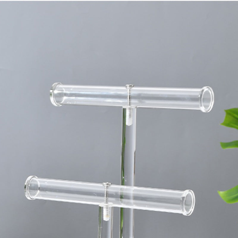 Clear Acrylic Bracelet Holder Stand Jewelry Display Organizer Shelf for Necklaces and Bracelets  Jewelry Packaging & Display