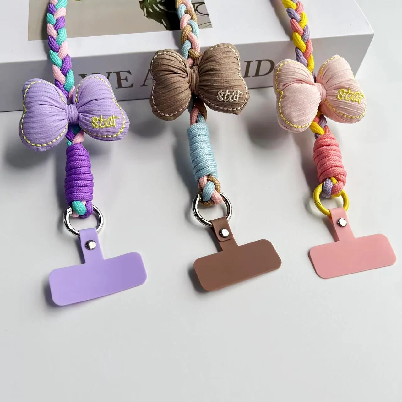 Creative Cartoon Mobile Phone Universal Lanyard Crossbody Long Rope Lanyard Rope Cartoon Decorative Pendant Accessories