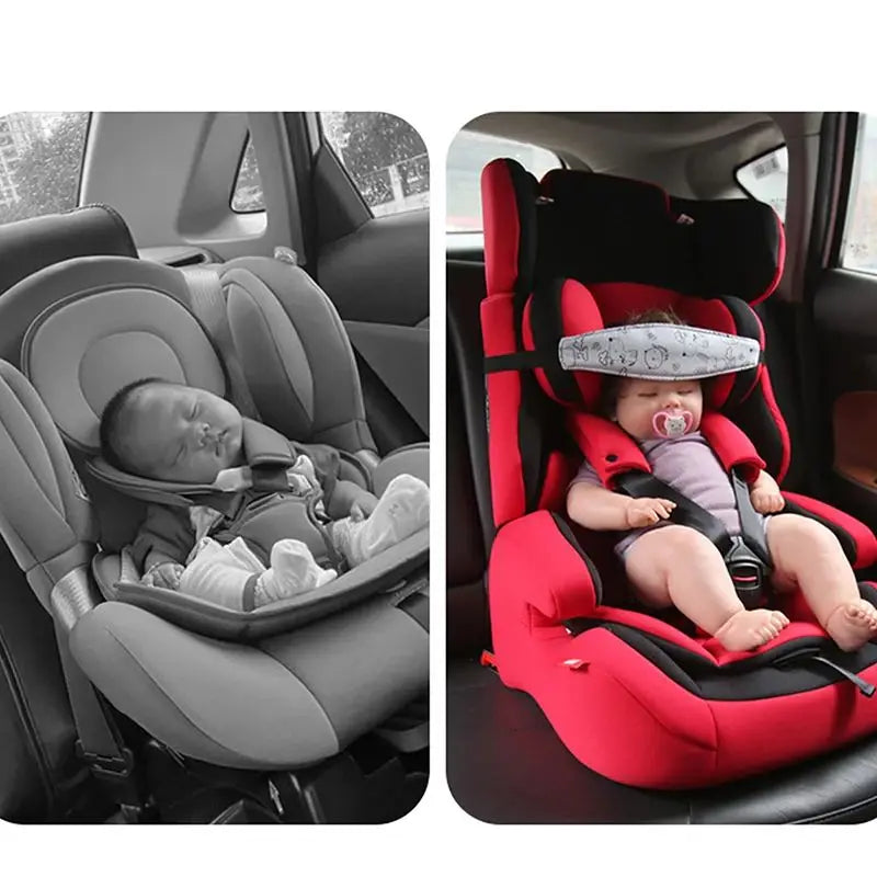Baby Car Seat Head Support Children Stroller Fastening Belt Adjustable Boy Girl Playpens Sleep Fixator Baby Saftey Pillows