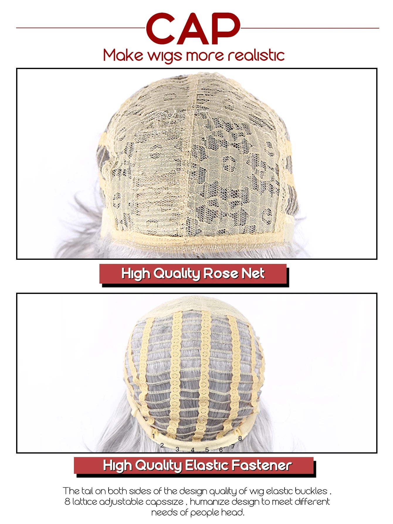 Mid-length Grey Wavy Bob Wigs Short Gray Curly Wig Synthetic Wigs Average Size Realistic Natural Daily Wigs for Woman 10-12 Inch