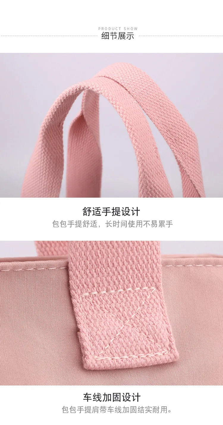 Women Bag Crossbody Nylon Large Capacity Shoulder Bag Lightweight Handbag Maternity Diaper Baby Bag For Mom Travel Dropshipping