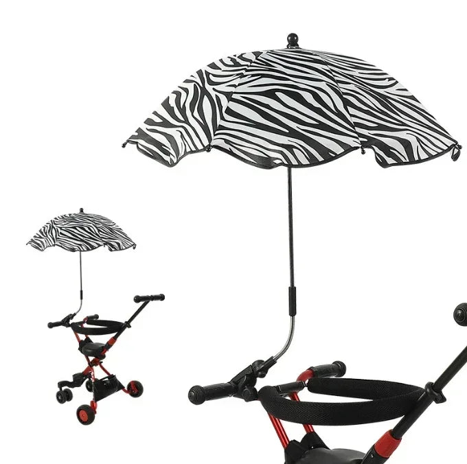 UV Protection Baby Stroller Umbrella With Clamp Universal Sunscree Rainproof Stroller Covers Umbrella Baby Stroller Accessories