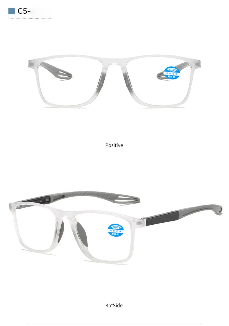 BOYSEEN Sports smart zoom reading glasses with adjustable ultra light technology for reading reading presbyopia glasses