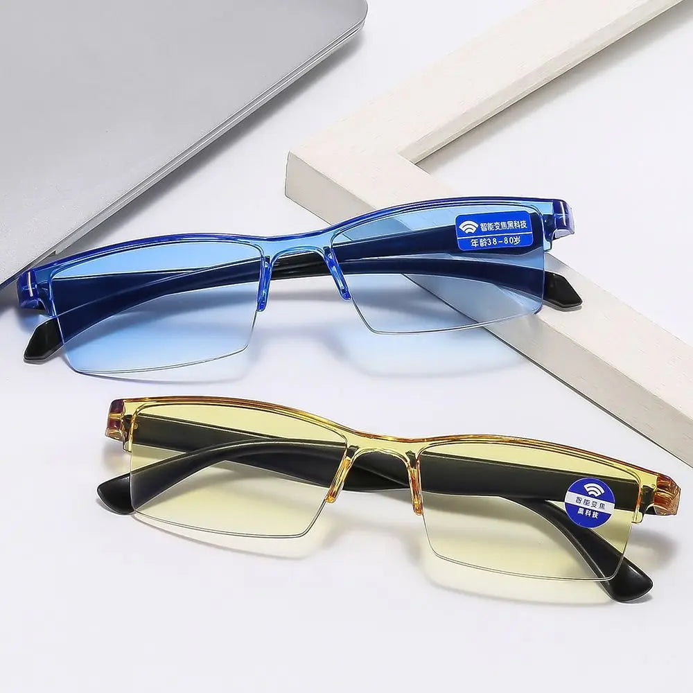 Autofocus Power Anti-Blue Light Reading Glasses Smart Near Far Automatic Zoom Eyeglasses Ultralight Eye Protection Eyewear