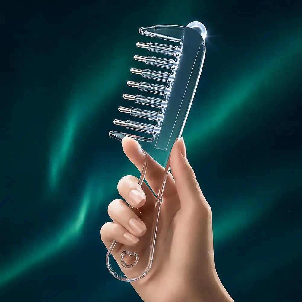 Scalp Liquid Guide Comb Anti-Frizz Scalp Nourish Hair Firming Applicator Mini Portable Applicator Hair Care Anti-Static Comb