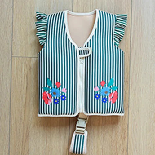 Baby Swimwear Sunscreen Swimsuit for Girls Swimming Summer Clothes Baby Vest Buoyancy Swim Accessories One-piece Beach Swimwear
