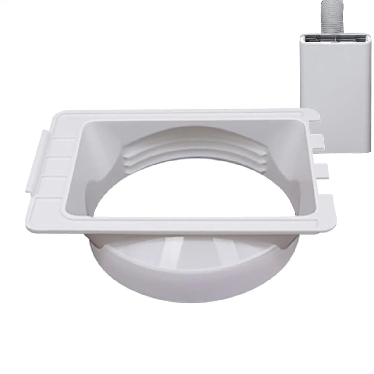 5.9 Inch AC Exhaust Hose Coupler Portable Air Conditioner Vent Tube Connector Interface Adapter for Window Home Bedroom Kitchen
