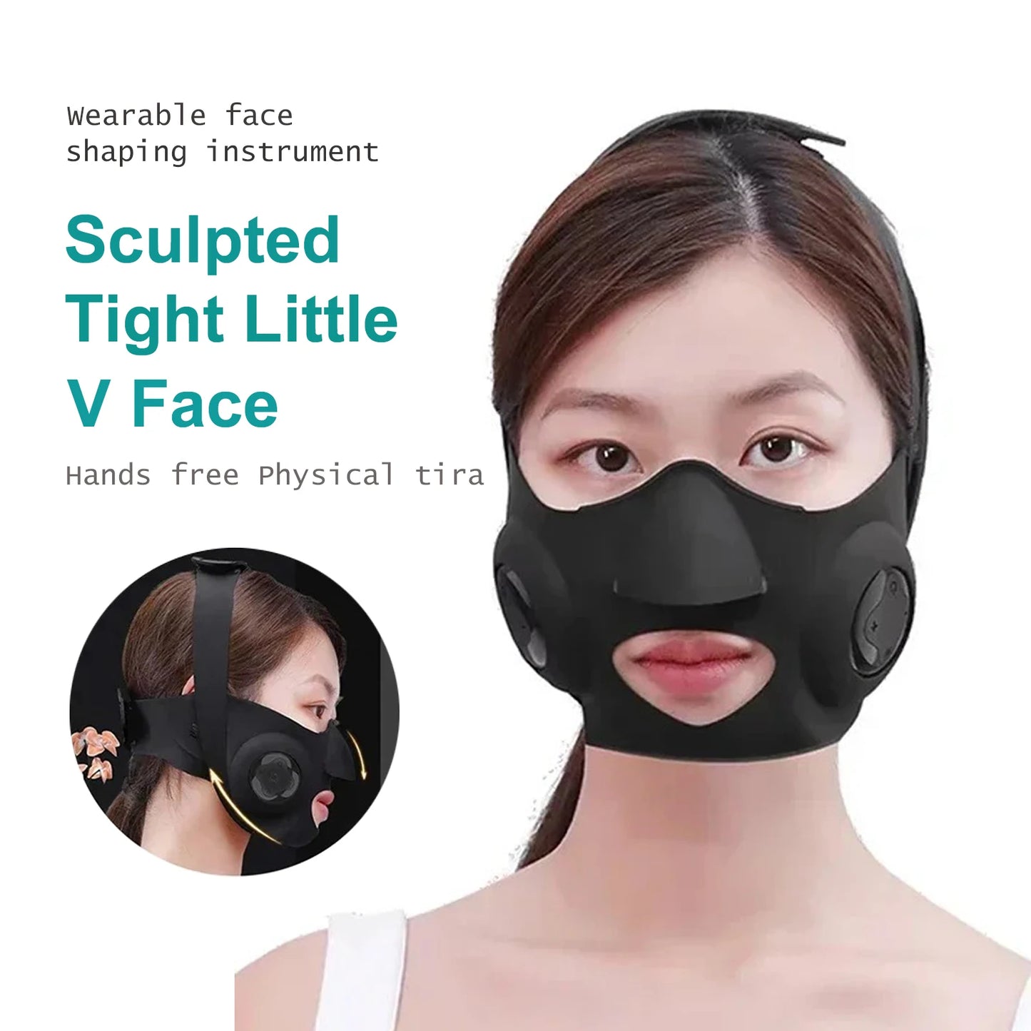 EMS V-line Face Lifting Massager Facial Slimming Mask Anti Wrinkle Double Chin Reducer Cheek Lift Up Belt Faces Beauty Devices