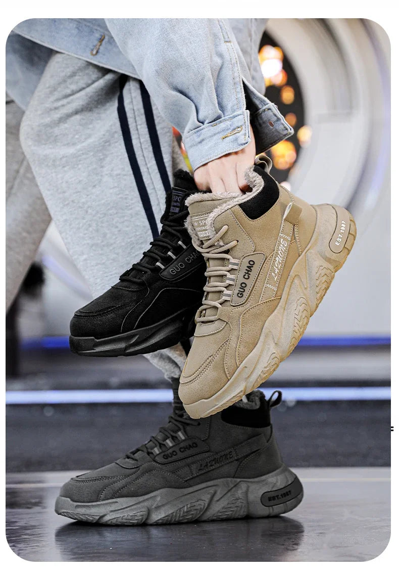 Winter Sport Shoes for Men Sports and Leisure Loafers Ankle Boots Casual Shoes Casual Sneaker Platform Sports Shoes Fashion New