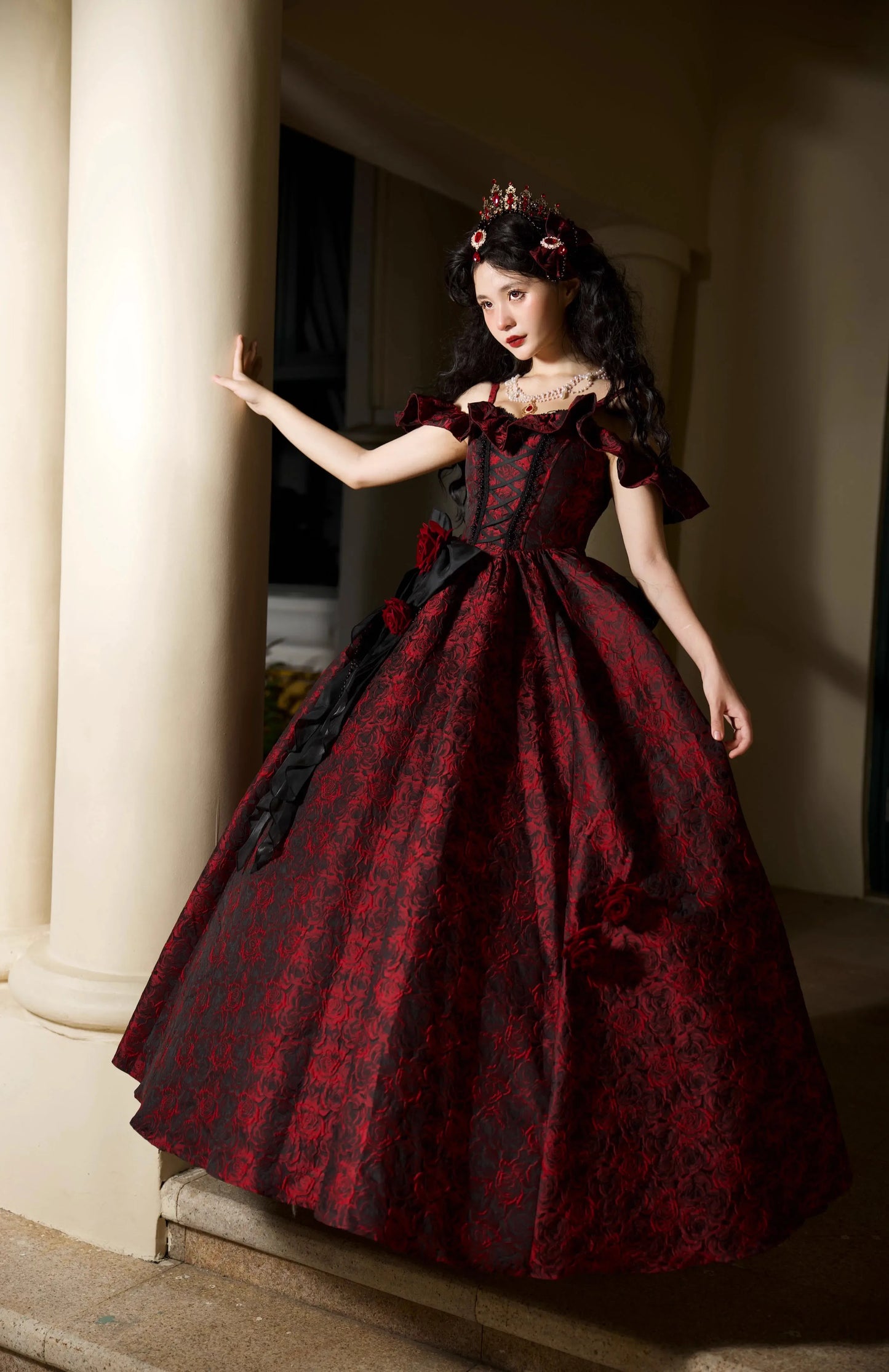 Coalfell New Lolita Princess Dress Elegant Party Gown Luxury Lolita Ball Gown Flower Wedding Dress