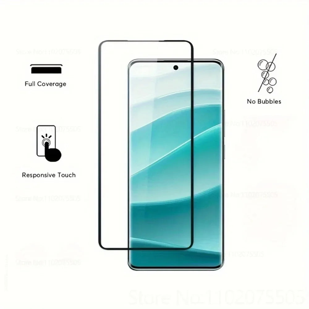 2Pcs Tempered Glass Screen Protector for Xiaomi 15 Pro 15 Ultra 14T Pro 12X 12T 13 Pro 13 Ultra 13 Lite Bubble-Free Installation