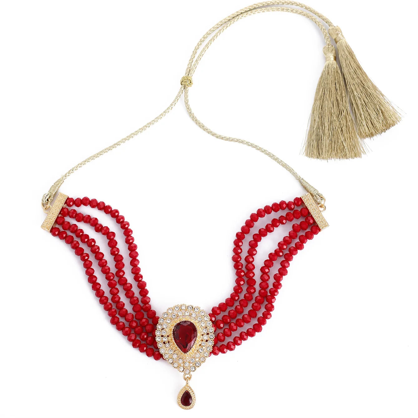 Moroccan Women's Fashion Jewelry Set - Luxurious Traditional Accessories for Bridal Wedding Parties & Holiday Gifts