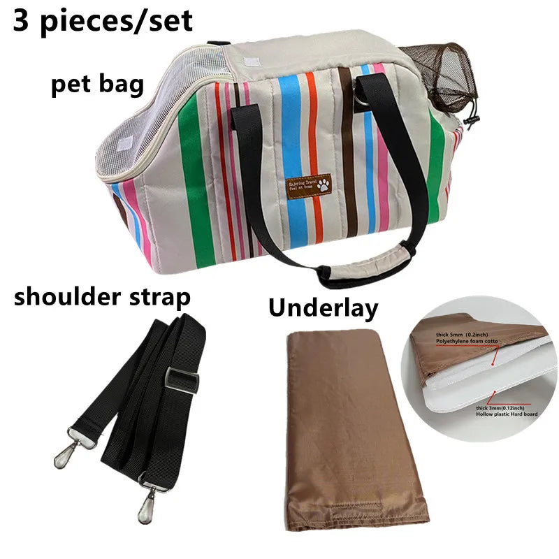 Breathable Cat Carrier Bag Dog Transporter Bag Portable Puppy Shoulder Bags Comfort Travel Pet Carrier for pet crossbody bag