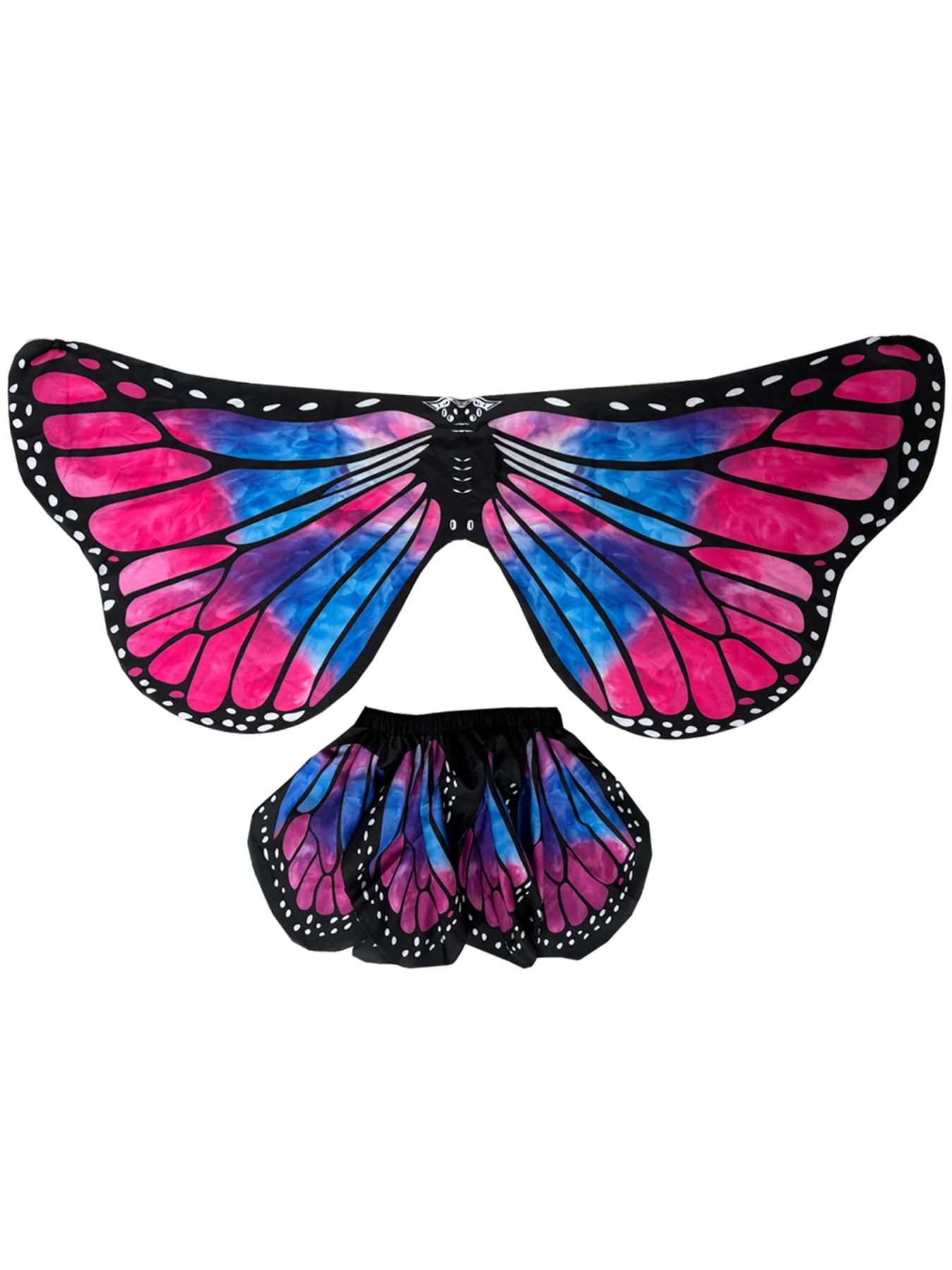 Halloween Kids Butterfly Costume Girl Fairy Butterfly Wings Blue Pink Purple Costume