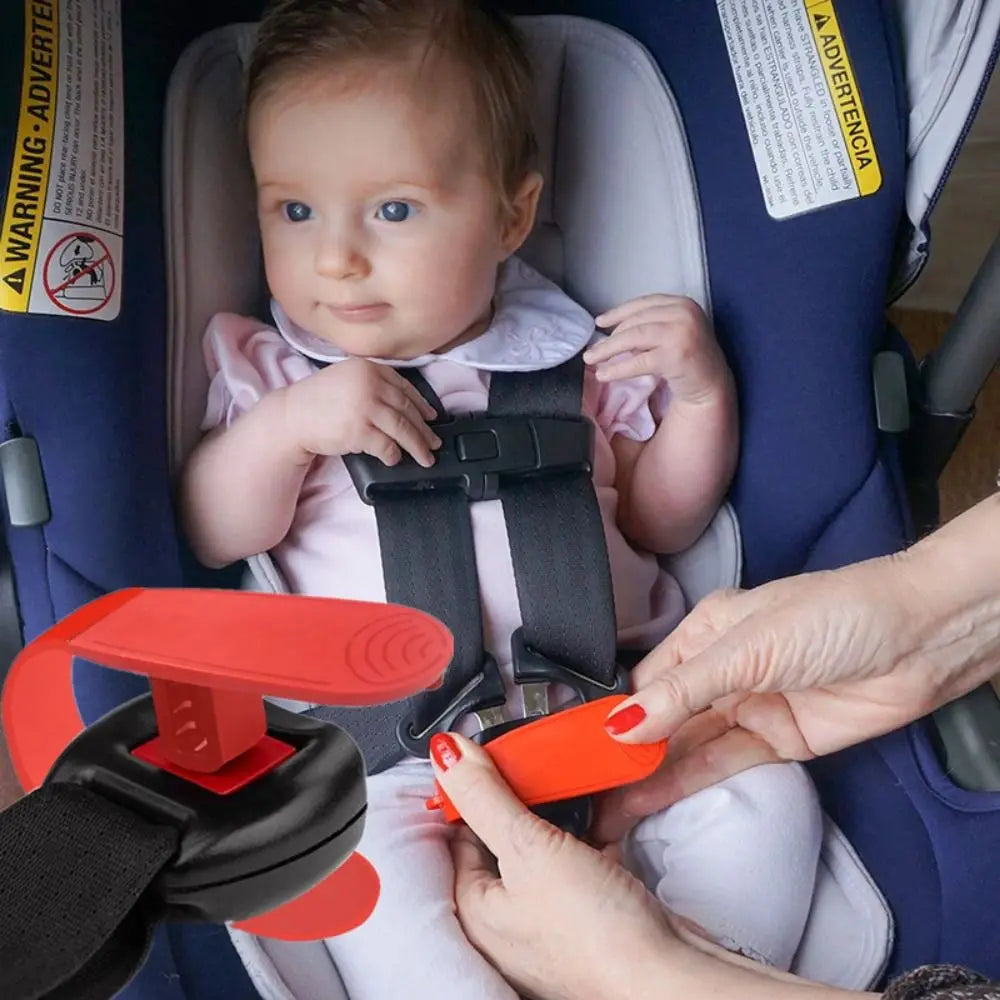 Unlock Device Child Seat Buckle Release Tool Labour-saving Device Prevent Nail Injury Safety Seat Unlocking Red Universal