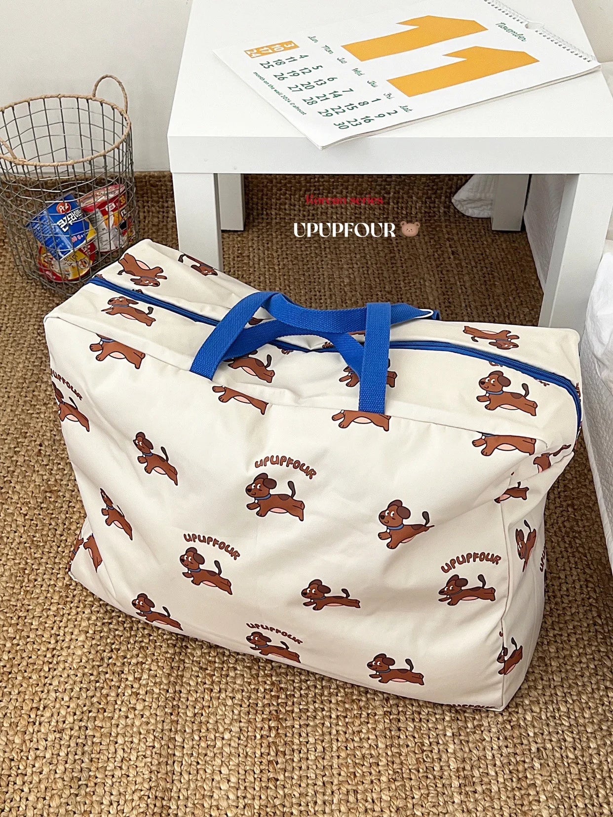 Large Capacity Quilt Storage Bag Baby Items Waterproof Mommy Travel Bag Family Clothing Diapers Organizer Cute Kids Storage Bag