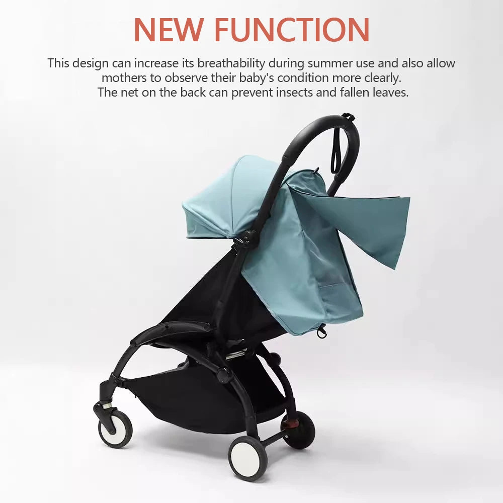 3Pcs /Set 175° Strollers Accessories Sunshade Covers Seat Cushion With Breathable Mesh Canopy Seat Liner Fit YOYO+/YOYO2/YOYA