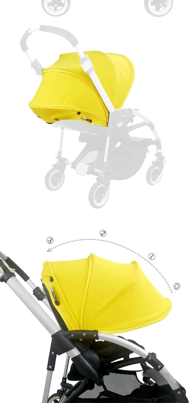 Baby Stroller Visor Handrail Footmuff Handle For Bugaboo Bee6 Bee5 Bee3 Pram Baby Stroller Accessories
