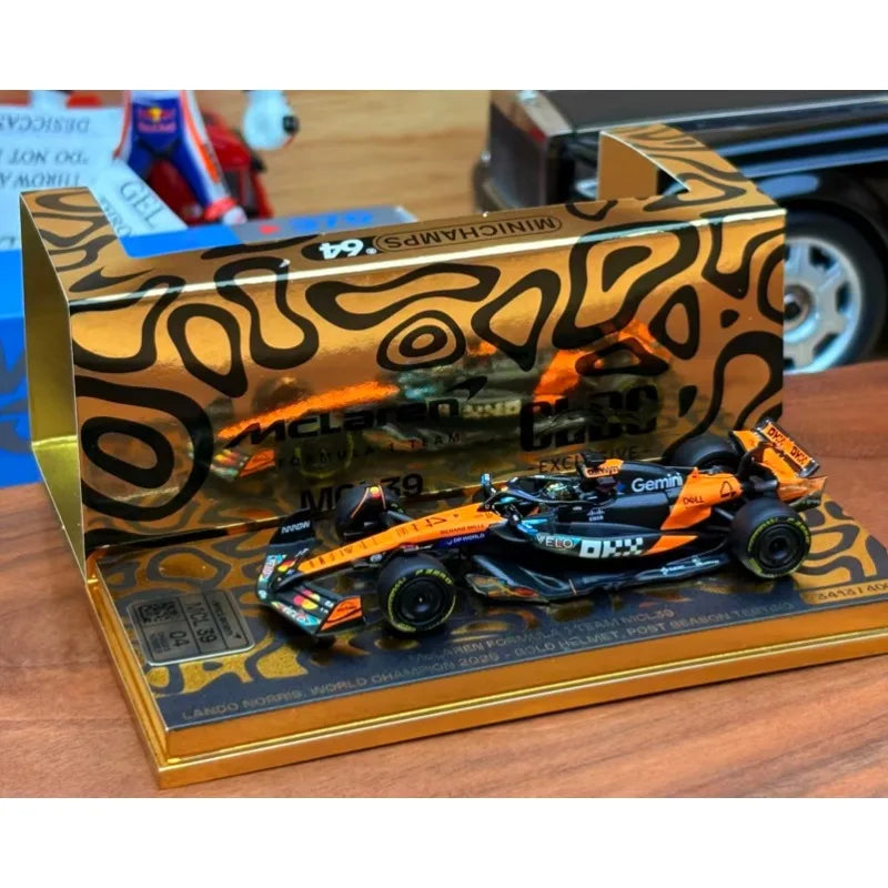 MINICHAMPS 1:64 McLaren MCL39, F1 Racing Car, Limited Edition from Shenzhen JiuZhou, Cast Alloy Model, Boys' Gift.