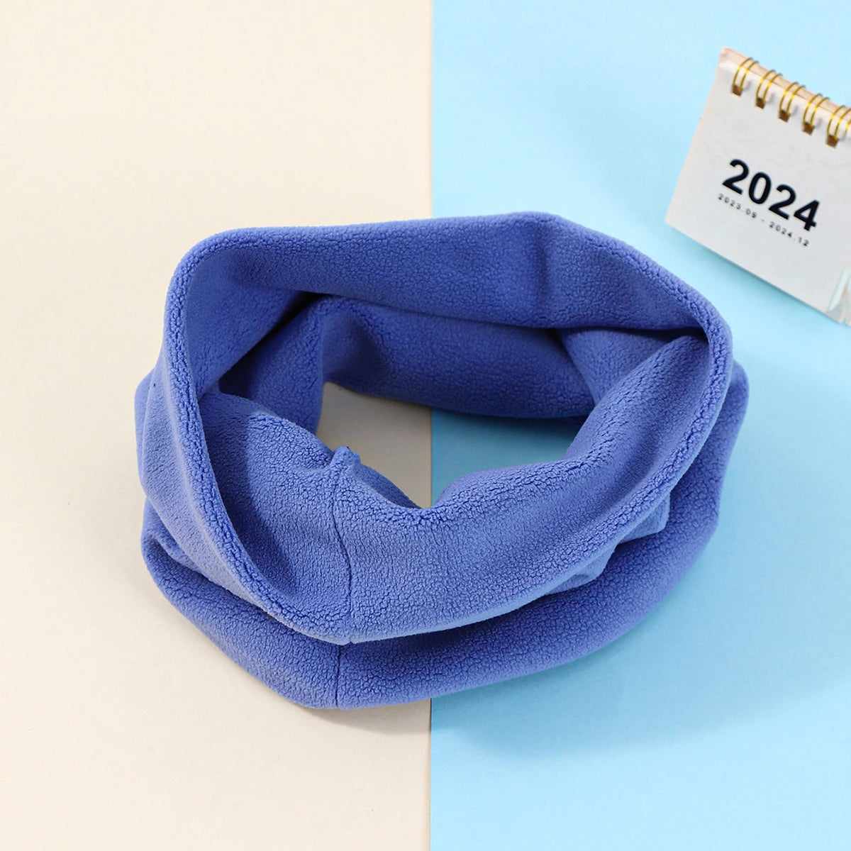 Autumn and Winter Children's Scarf Baby Bib Baby Warm Bib Solid Color Knit Bib for Boys and Girls Baby Shawls