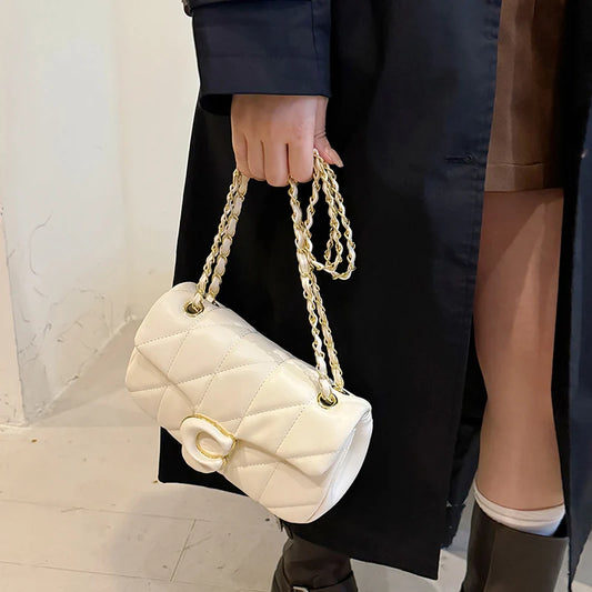 Fashionable Luxury Diaper Bags For Women Simple Designer Leather Crossbody Bag Vintage Elegant Minimalist Commuter