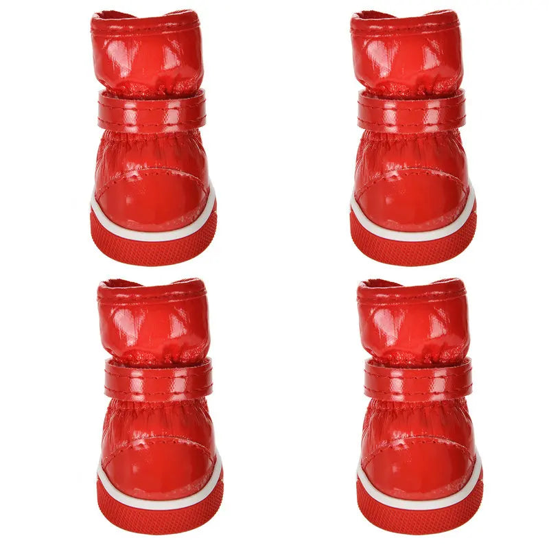 Winter Warm Dog Shoes For Small Dogs Cats Outdoor Non-slip Waterproof Snow Boots Puppy Chihuahua Yorkies Pug Footwear Pet Shoes