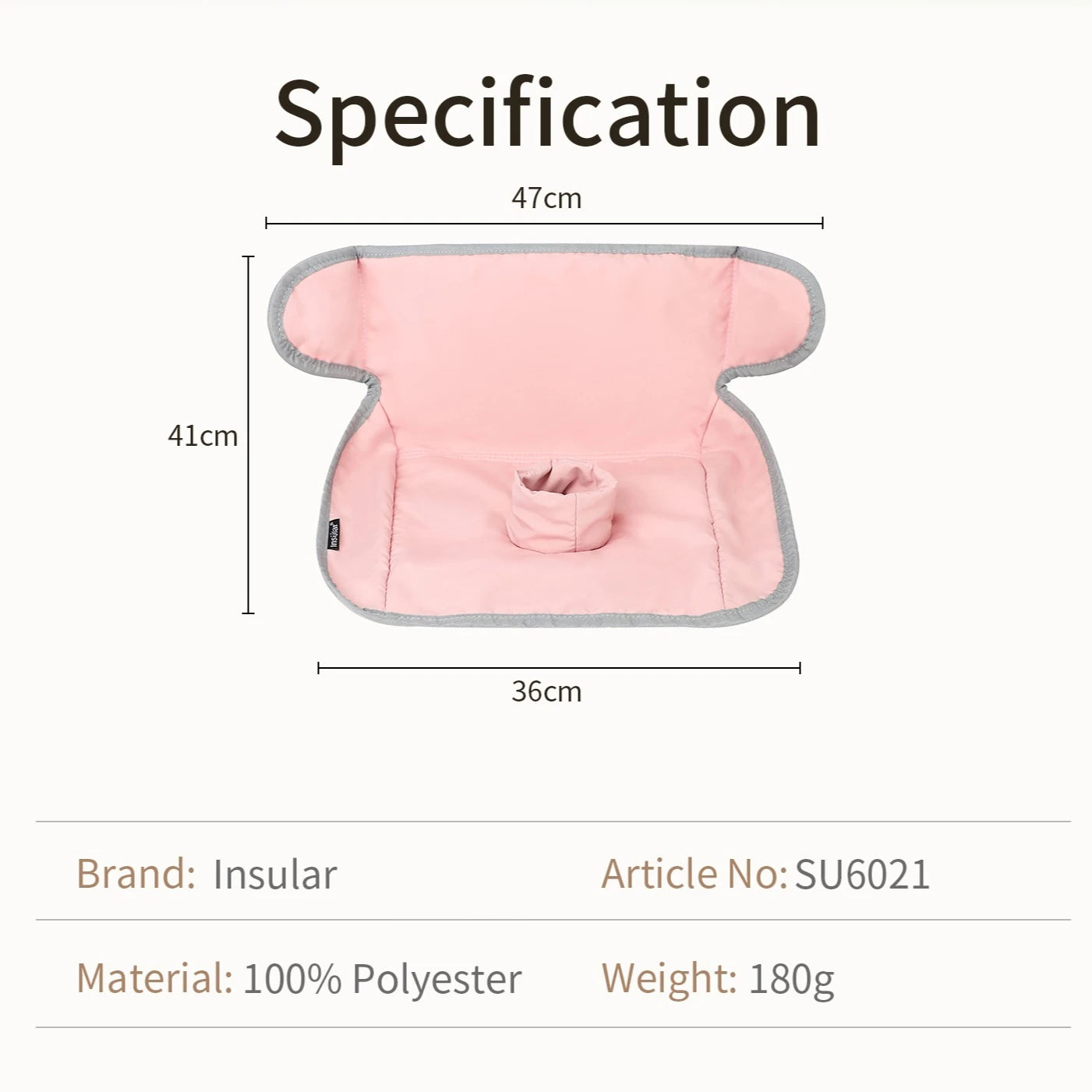 Safety Non-Slip Seat Protective Mat 3Layer Waterproof Stroller Cushion Skin-friendly Child Car Seat Multi-functional Diaper Pad