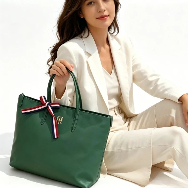 Vintage Elegant Diaper Bag: Luxury Crossbody Handbag For Women With Designer Letter Logo And Large Capacity Tote Function