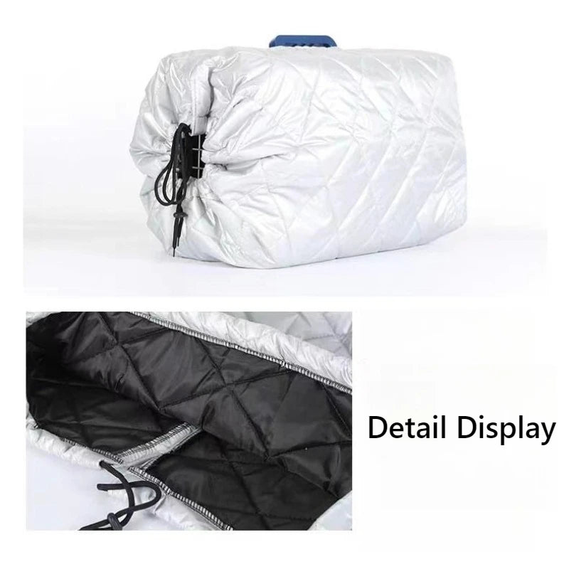 Pet Carrier Crate Cover Thickened Cat Carrier Insulation Cover Jacket Windproof Rainproof Trave Outdoor Multiple Sizes Covers