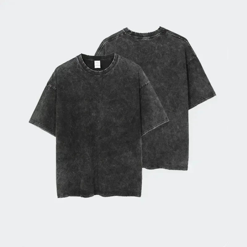 Devil May Cry Washed T-shirt 2026 New Model personality Clothes shirt Year round clothing Streetwear Trendy high quality Couples