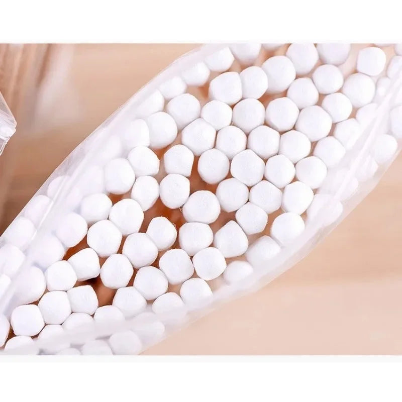 100pcs Colorful Safe Pure Cotton Swabs Baby Infant Dual Head Use Cleaning Makeup  Swabs for Ear Nostril Cleaning