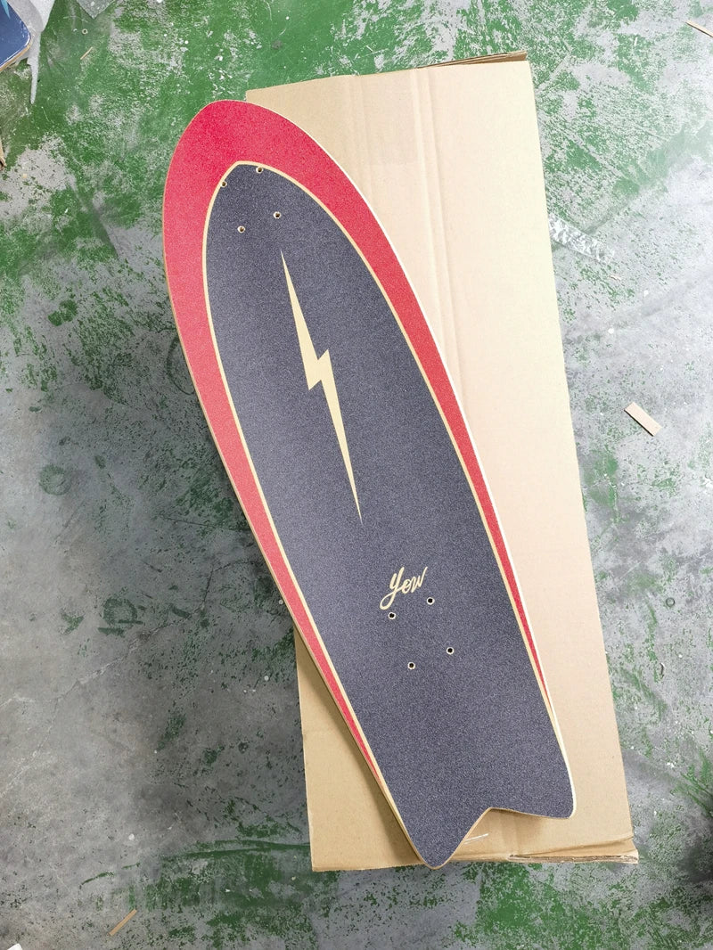 land surf YOW skateboard longboards whole kits good quality spring system branded with trucks wheels bearings and tool