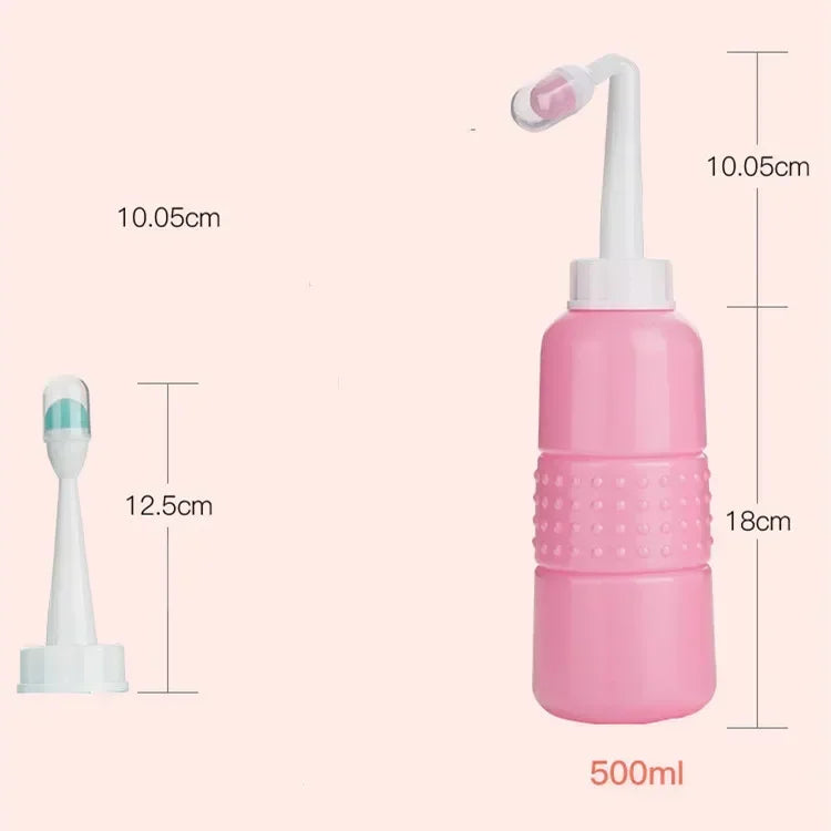 500ML Peri Bottle for Postpartum Care Feminine Hygiene MomWasher Portable Perineal Cleanser After Birth Baby Showers Essential