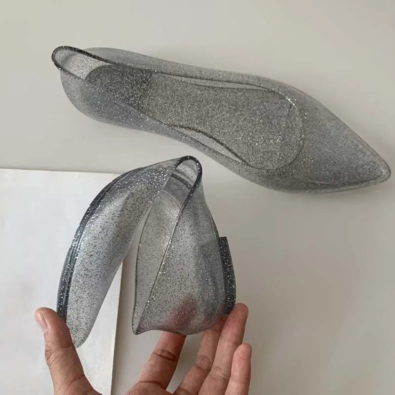 New Fashion Transparent Women's Shoes