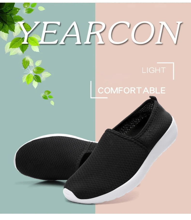 Breathable Women Running Shoes Lightweight Anti-slip Female Sports Shoes Outdoor Soft Loafers Women's Sneakers Fashion Tennis