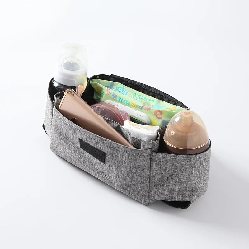 Stroller Bag Pram Stroller Organizer Baby Stroller Accessories Stroller Cup Holder Cover Trolley Organizer Travel Accessories