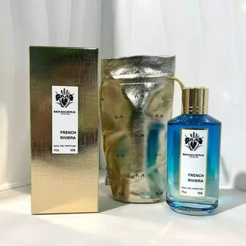 MANCERA Long Lasting Perfume 120ml Unisex Aromatic Aquatic Fragrance Fresh Sea Notes Lemon Orange Summer Refreshing Scent