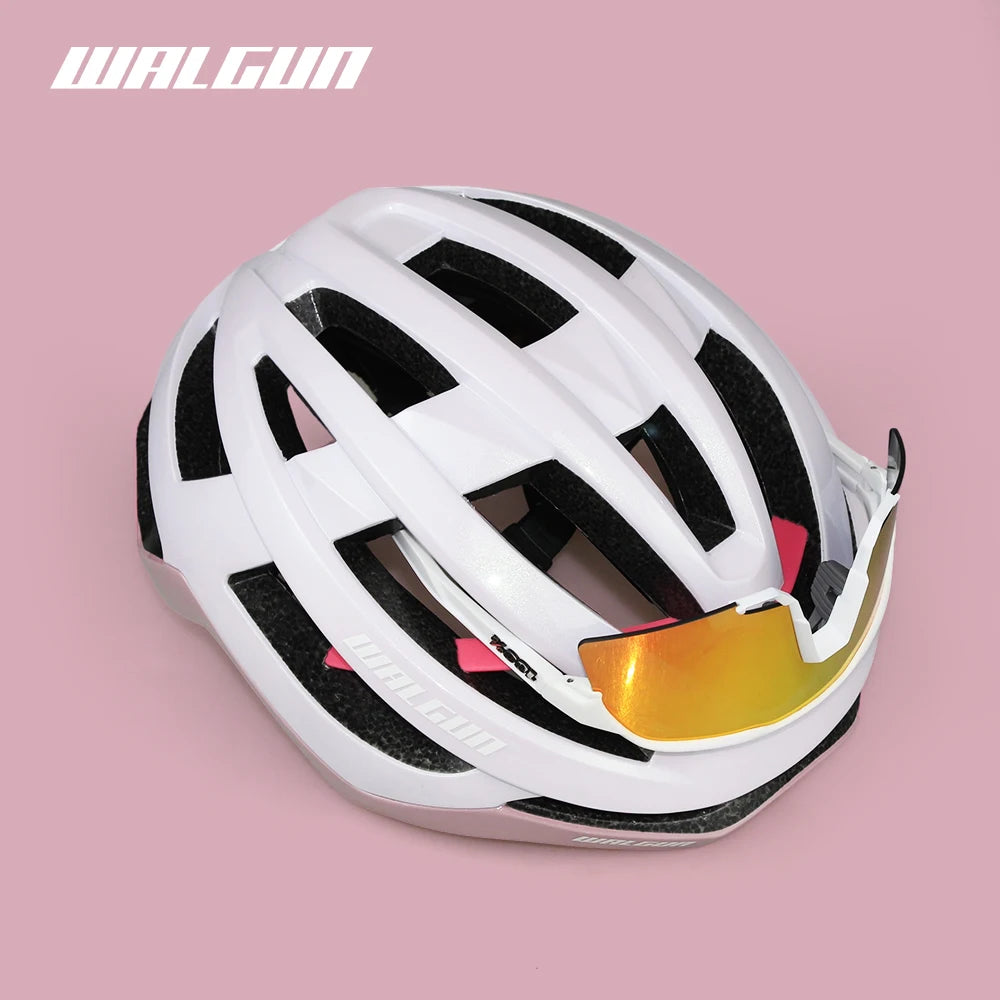 WALGUN New Ultralight Cycling Helmet Safety Cap Bicycle Helmet for Racing Bike Equipments Road MTB Adult Bike Helmets 240g