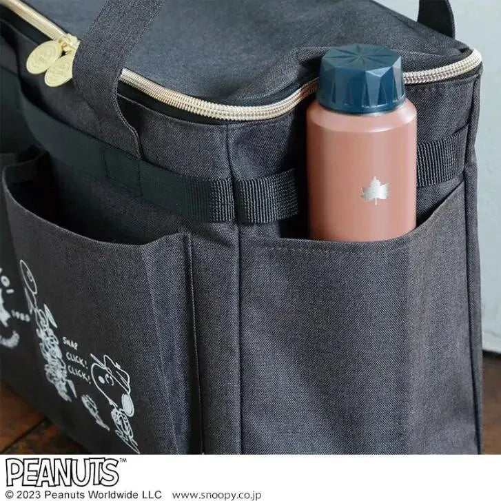 Snoopy Large Capacity Insulated Cooler Lunch Tote Bag Multi Pocket For Outdoor Picnic Camping Work School Food Storage