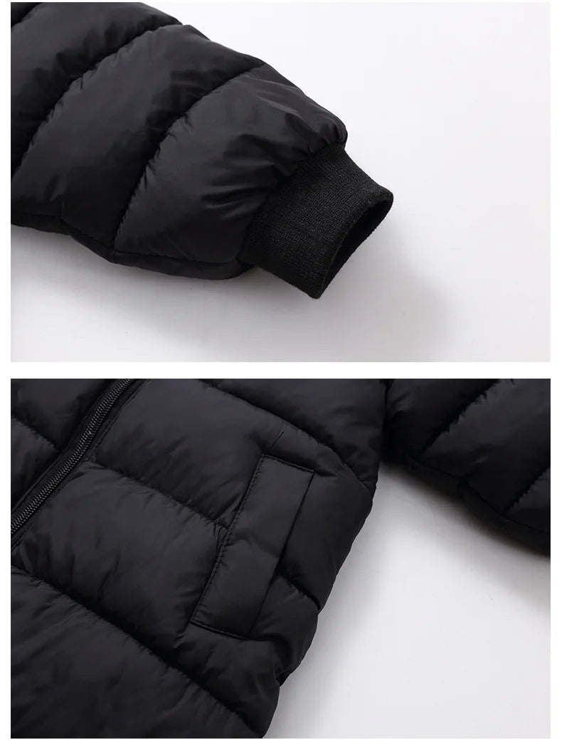 Autumn Winter Newborn Boys Girls Rompers Fleece-lined Zipper Keep Warm Hooded Bodysuits For Baby Kids Children Birthday Present